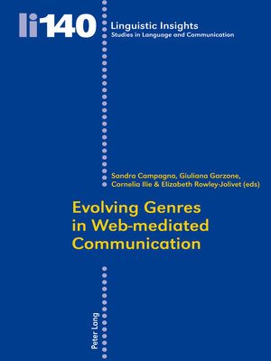 cover image of Evolving Genres in Web-mediated Communication